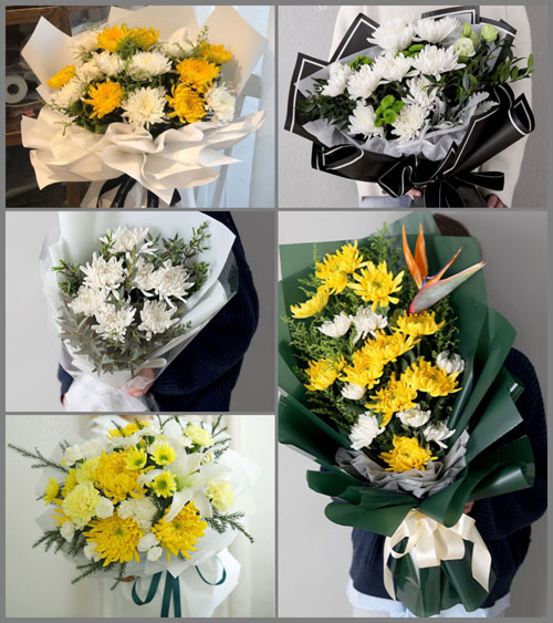 浙江省丽水云和县崇头镇白事花束代送
